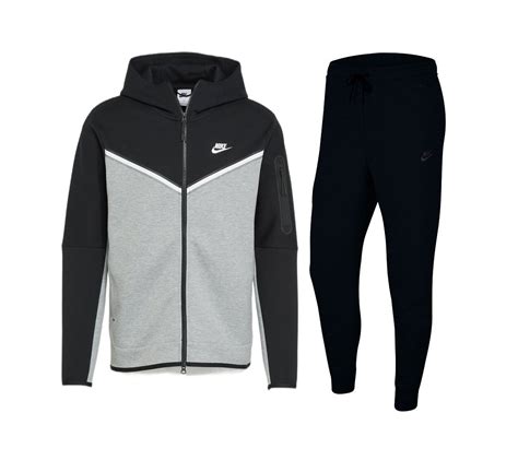 nike tech fleece grijs trainingspak|Nike tech broek zwart.